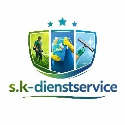 Logo mit den Buchstaben "S" und "K" in grün-blauem Farbverlauf.